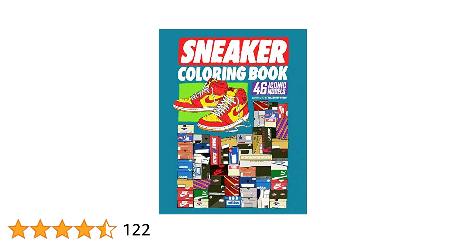 The Sneaker Coloring Book 英語版 Amazon.com: The Sneaker Coloring Book: 9781856696678